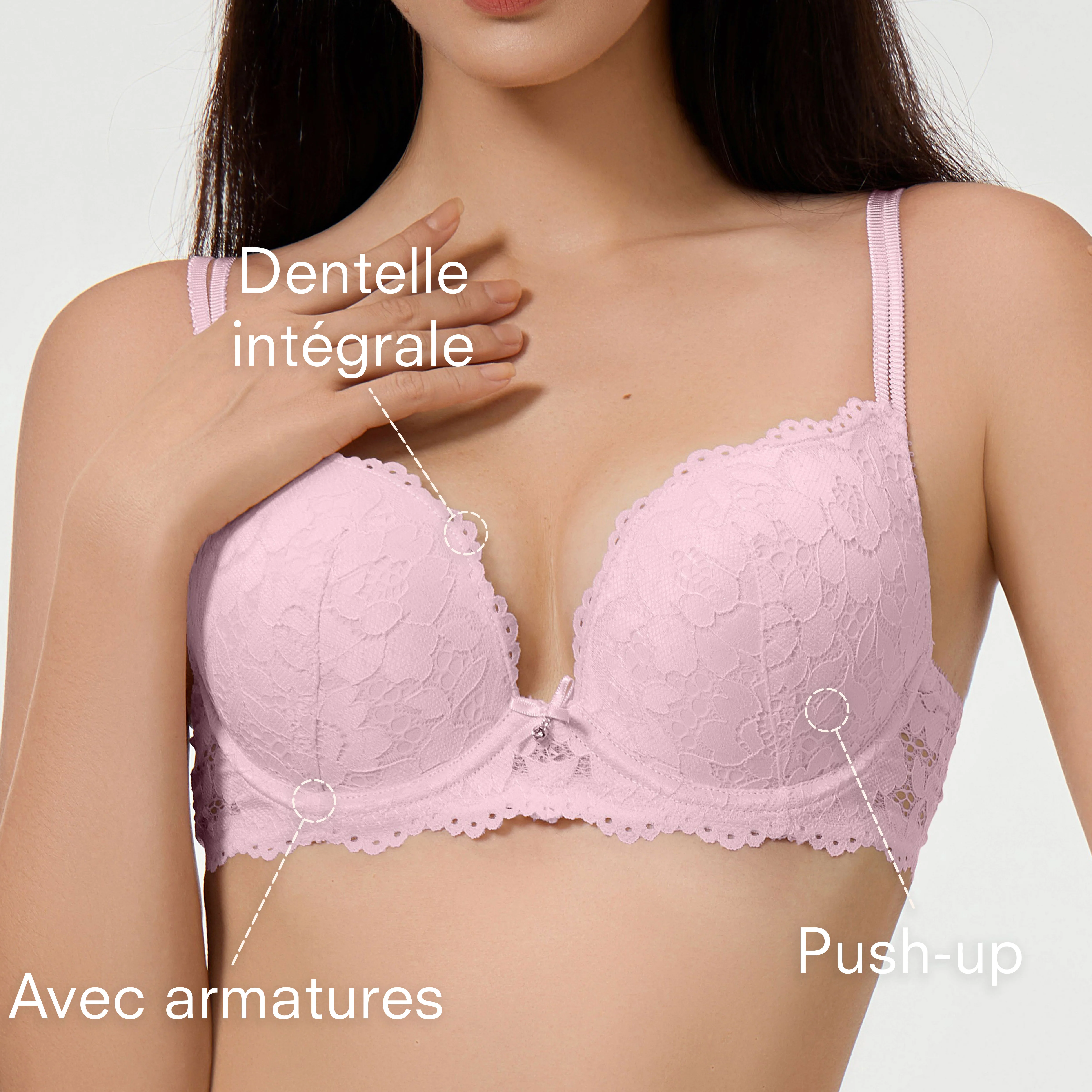 Date Night Lace - Push-Up Bra - Image 3