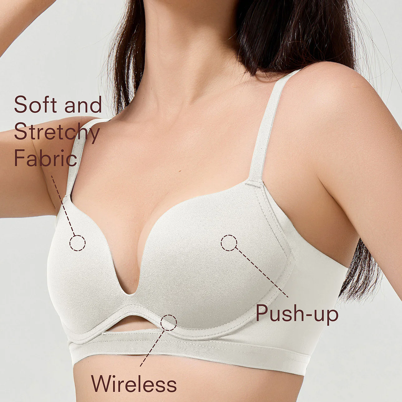 Office Elegance - Wireless Push-up Bra - Image 13